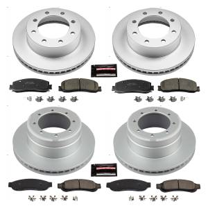 Power Stop - Power Stop Z17 GEOMET COATED ROTOR KIT: GENUINE GEOMET FULLY COATED ROTORS - CRK6546 - Image 2