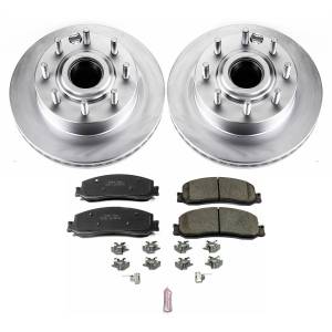 Power Stop - Power Stop Z17 GEOMET COATED ROTOR KIT: GENUINE GEOMET FULLY COATED ROTORS - CRK6550 - Image 2