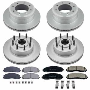 Power Stop - Power Stop Z17 GEOMET COATED ROTOR KIT: GENUINE GEOMET FULLY COATED ROTORS - CRK6820 - Image 2