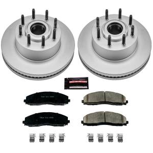 Power Stop - Power Stop Z17 GEOMET COATED ROTOR KIT: GENUINE GEOMET FULLY COATED ROTORS - CRK6821 - Image 2