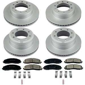 Power Stop - Power Stop Z17 GEOMET COATED ROTOR KIT: GENUINE GEOMET FULLY COATED ROTORS - CRK8028 - Image 2