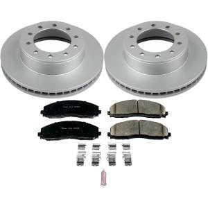 Power Stop - Power Stop Z17 GEOMET COATED ROTOR KIT: GENUINE GEOMET FULLY COATED ROTORS - CRK8029 - Image 2