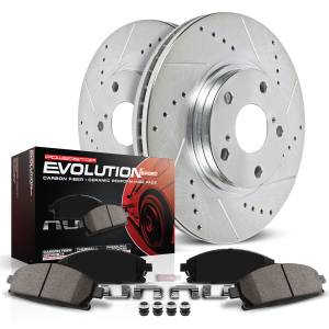 Power Stop - Power Stop Z23 EVOLUTION SPORT UPGRADE KIT: DRILLED/SLOTTED ROTORS - K1392 - Image 1