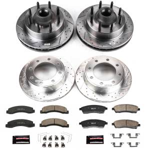 Power Stop - Power Stop Z23 EVOLUTION SPORT UPGRADE KIT: DRILLED/SLOTTED ROTORS - K1393 - Image 2