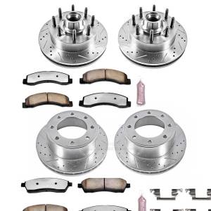 Power Stop - Power Stop Z36 TRUCK/TOW UPGRADE KIT: DRILLED/SLOTTED ROTORS - K1393-36 - Image 2