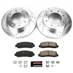 Power Stop - Power Stop Z23 EVOLUTION SPORT UPGRADE KIT: DRILLED/SLOTTED ROTORS - K1781 - Image 2