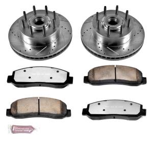 Power Stop - Power Stop Z36 TRUCK/TOW UPGRADE KIT: DRILLED/SLOTTED ROTORS - K1796-36 - Image 2