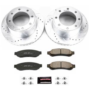 Power Stop - Power Stop Z23 EVOLUTION SPORT UPGRADE KIT: DRILLED/SLOTTED ROTORS - K1798 - Image 2