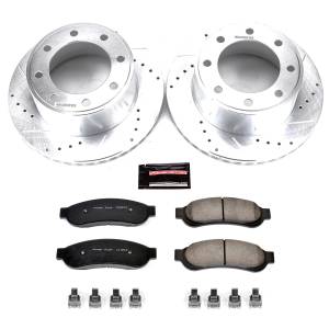 Power Stop - Power Stop Z23 EVOLUTION SPORT UPGRADE KIT: DRILLED/SLOTTED ROTORS - K1799 - Image 2