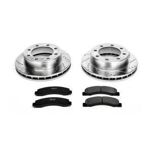 Power Stop - Power Stop Z23 EVOLUTION SPORT UPGRADE KIT: DRILLED/SLOTTED ROTORS - K1885 - Image 2