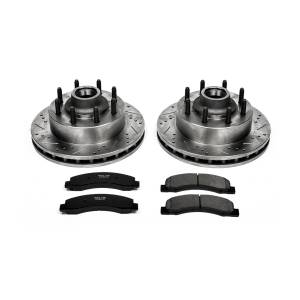 Power Stop - Power Stop Z23 EVOLUTION SPORT UPGRADE KIT: DRILLED/SLOTTED ROTORS - K1891 - Image 2