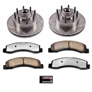 Power Stop - Power Stop Z36 TRUCK/TOW UPGRADE KIT: DRILLED/SLOTTED ROTORS - K1893-36 - Image 2