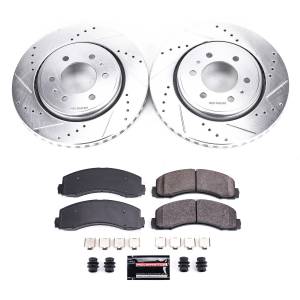 Power Stop - Power Stop Z23 EVOLUTION SPORT UPGRADE KIT: DRILLED/SLOTTED ROTORS - K3167 - Image 2