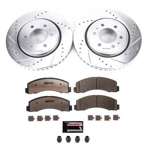 Power Stop - Power Stop Z36 TRUCK/TOW UPGRADE KIT: DRILLED/SLOTTED ROTORS - K3167-36 - Image 2