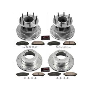 Power Stop - Power Stop Z23 EVOLUTION SPORT UPGRADE KIT: DRILLED/SLOTTED ROTORS - K4032 - Image 2