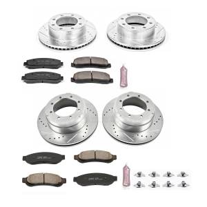 Power Stop - Power Stop Z23 EVOLUTION SPORT UPGRADE KIT: DRILLED/SLOTTED ROTORS - K4033 - Image 2