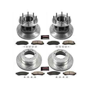 Power Stop - Power Stop Z23 EVOLUTION SPORT UPGRADE KIT: DRILLED/SLOTTED ROTORS - K4034 - Image 2