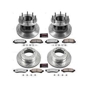 Power Stop - Power Stop Z36 TRUCK/TOW UPGRADE KIT: DRILLED/SLOTTED ROTORS - K4034-36 - Image 2