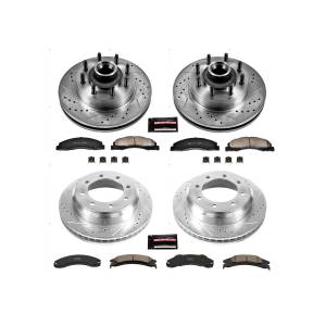 Power Stop - Power Stop Z23 EVOLUTION SPORT UPGRADE KIT: DRILLED/SLOTTED ROTORS - K4131 - Image 2