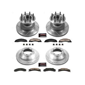 Power Stop - Power Stop Z23 EVOLUTION SPORT UPGRADE KIT: DRILLED/SLOTTED ROTORS - K4132 - Image 2