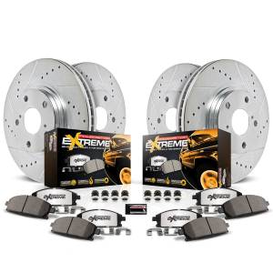 Power Stop Z36 TRUCK/TOW UPGRADE KIT: DRILLED/SLOTTED ROTORS - K4233-36