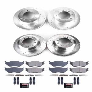 Power Stop - Power Stop Z23 EVOLUTION SPORT UPGRADE KIT: DRILLED/SLOTTED ROTORS - K4416 - Image 2