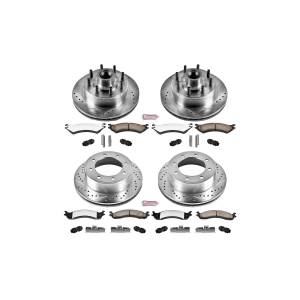 Power Stop - Power Stop Z36 TRUCK/TOW UPGRADE KIT: DRILLED/SLOTTED ROTORS - K4434-36 - Image 2