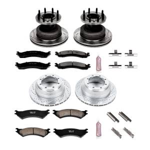 Power Stop - Power Stop Z23 EVOLUTION SPORT UPGRADE KIT: DRILLED/SLOTTED ROTORS - K4435 - Image 2