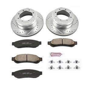 Power Stop - Power Stop Z23 EVOLUTION SPORT UPGRADE KIT: DRILLED/SLOTTED ROTORS - K4593 - Image 2