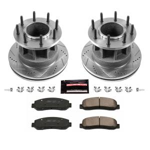 Power Stop - Power Stop Z23 EVOLUTION SPORT UPGRADE KIT: DRILLED/SLOTTED ROTORS - K4595 - Image 2