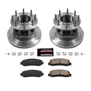 Power Stop - Power Stop Z23 EVOLUTION SPORT UPGRADE KIT: DRILLED/SLOTTED ROTORS - K4597 - Image 2