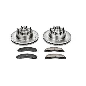 Power Stop - Power Stop Z23 EVOLUTION SPORT UPGRADE KIT: DRILLED/SLOTTED ROTORS - K4716 - Image 2