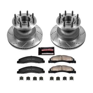 Power Stop - Power Stop Z23 EVOLUTION SPORT UPGRADE KIT: DRILLED/SLOTTED ROTORS - K4717 - Image 2