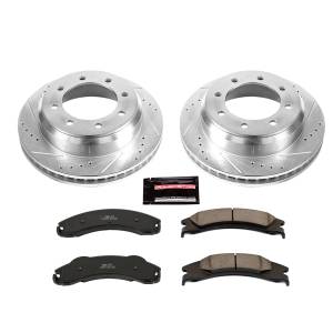 Power Stop - Power Stop Z23 EVOLUTION SPORT UPGRADE KIT: DRILLED/SLOTTED ROTORS - K4718 - Image 2