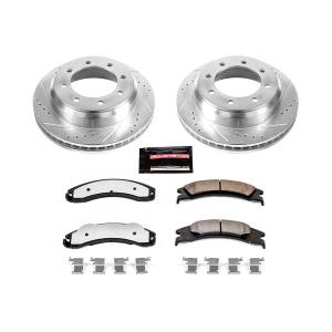 Power Stop - Power Stop Z36 TRUCK/TOW UPGRADE KIT: DRILLED/SLOTTED ROTORS - K4718-36 - Image 2