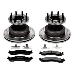Power Stop - Power Stop Z23 EVOLUTION SPORT UPGRADE KIT: DRILLED/SLOTTED ROTORS - K5084 - Image 2