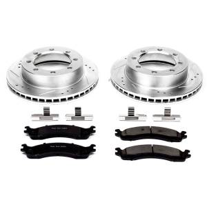 Power Stop - Power Stop Z23 EVOLUTION SPORT UPGRADE KIT: DRILLED/SLOTTED ROTORS - K5089 - Image 2