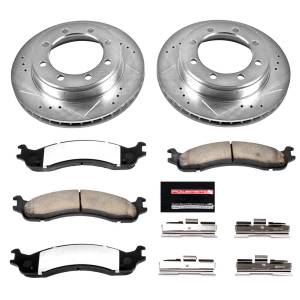 Power Stop - Power Stop Z36 TRUCK/TOW UPGRADE KIT: DRILLED/SLOTTED ROTORS - K5089-36 - Image 2