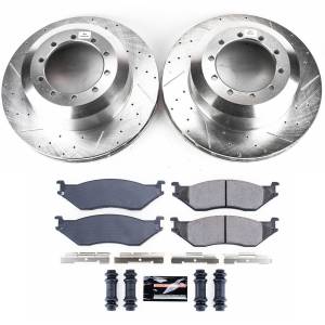 Power Stop - Power Stop Z23 EVOLUTION SPORT UPGRADE KIT: DRILLED/SLOTTED ROTORS - K5184 - Image 2