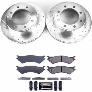 Power Stop - Power Stop Z23 EVOLUTION SPORT UPGRADE KIT: DRILLED/SLOTTED ROTORS - K5203 - Image 2