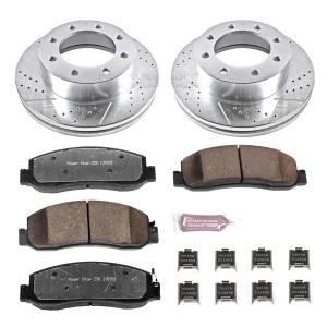 Power Stop - Power Stop Z36 TRUCK/TOW UPGRADE KIT: DRILLED/SLOTTED ROTORS - K5412-36 - Image 2