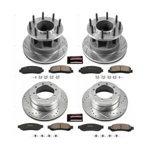 Power Stop - Power Stop Z23 EVOLUTION SPORT UPGRADE KIT: DRILLED/SLOTTED ROTORS - K5517 - Image 2