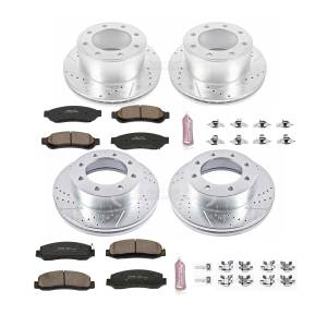 Power Stop - Power Stop Z23 EVOLUTION SPORT UPGRADE KIT: DRILLED/SLOTTED ROTORS - K5575 - Image 2