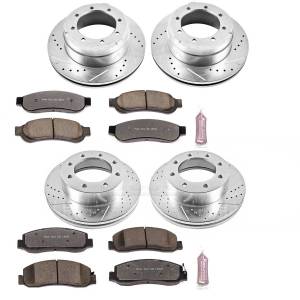 Power Stop - Power Stop Z36 TRUCK/TOW UPGRADE KIT: DRILLED/SLOTTED ROTORS - K5576-36 - Image 2