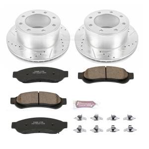 Power Stop - Power Stop Z23 EVOLUTION SPORT UPGRADE KIT: DRILLED/SLOTTED ROTORS - K5578 - Image 2