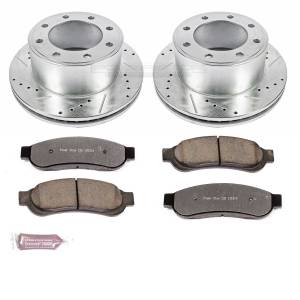 Power Stop - Power Stop Z36 TRUCK/TOW UPGRADE KIT: DRILLED/SLOTTED ROTORS - K5578-36 - Image 2