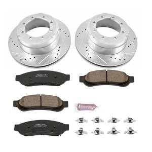 Power Stop - Power Stop Z23 EVOLUTION SPORT UPGRADE KIT: DRILLED/SLOTTED ROTORS - K5579 - Image 2