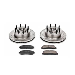 Power Stop - Power Stop Z23 EVOLUTION SPORT UPGRADE KIT: DRILLED/SLOTTED ROTORS - K5585 - Image 2