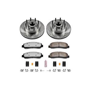 Power Stop - Power Stop Z36 TRUCK/TOW UPGRADE KIT: DRILLED/SLOTTED ROTORS - K5585-36 - Image 2