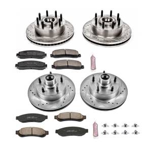 Power Stop - Power Stop Z23 EVOLUTION SPORT UPGRADE KIT: DRILLED/SLOTTED ROTORS - K5586 - Image 2